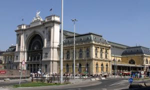 Budapest-Keleti Railway Terminal; built in 1884, this is the main international and inter-city railway terminal in Budapest.