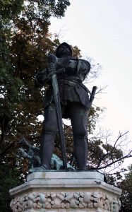 Statue found in Budapest.
